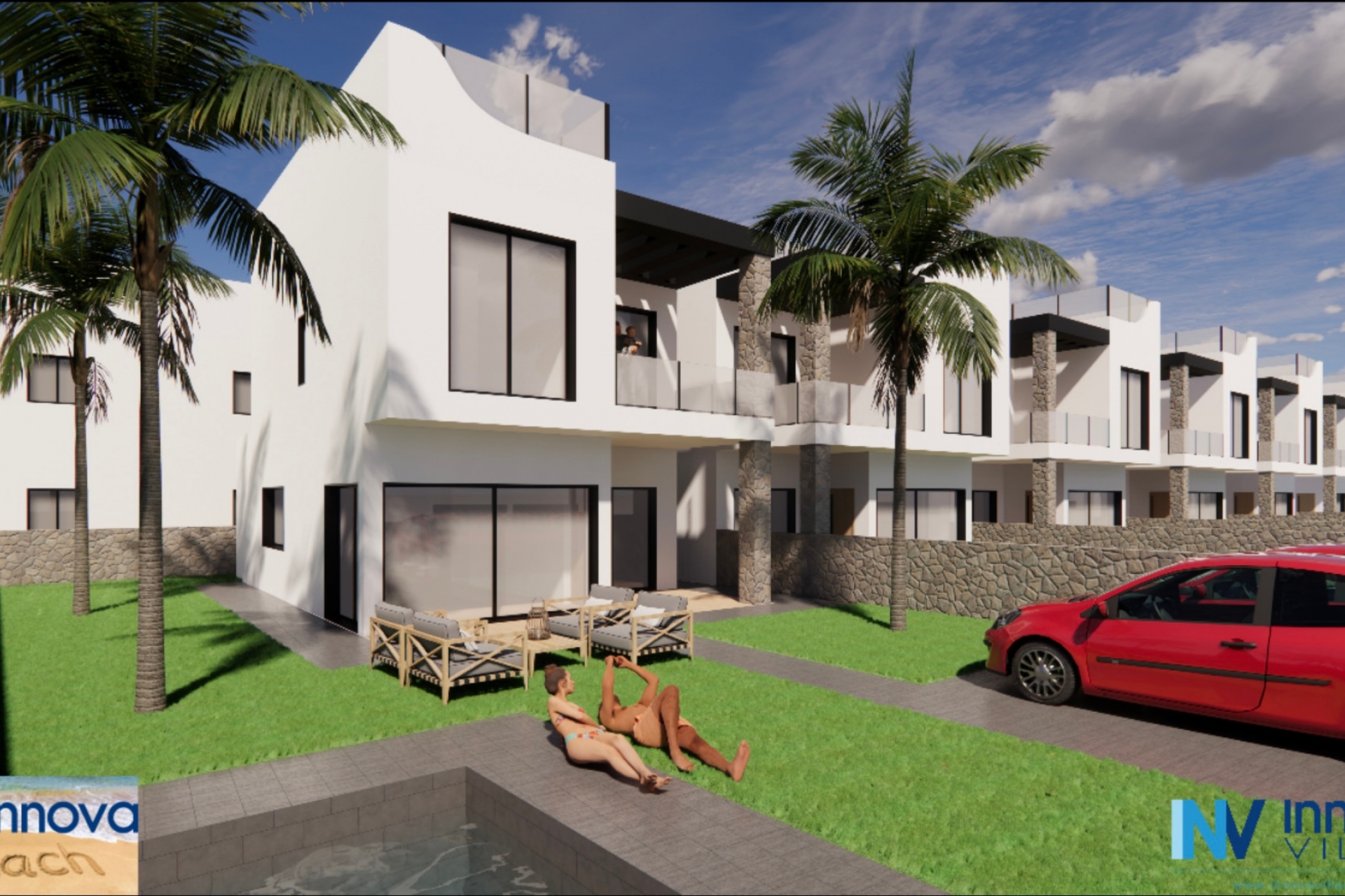Neue Gebäude - Freistehendes Haus -
Orihuela Costa - Punta Prima, Orihuela Costa
