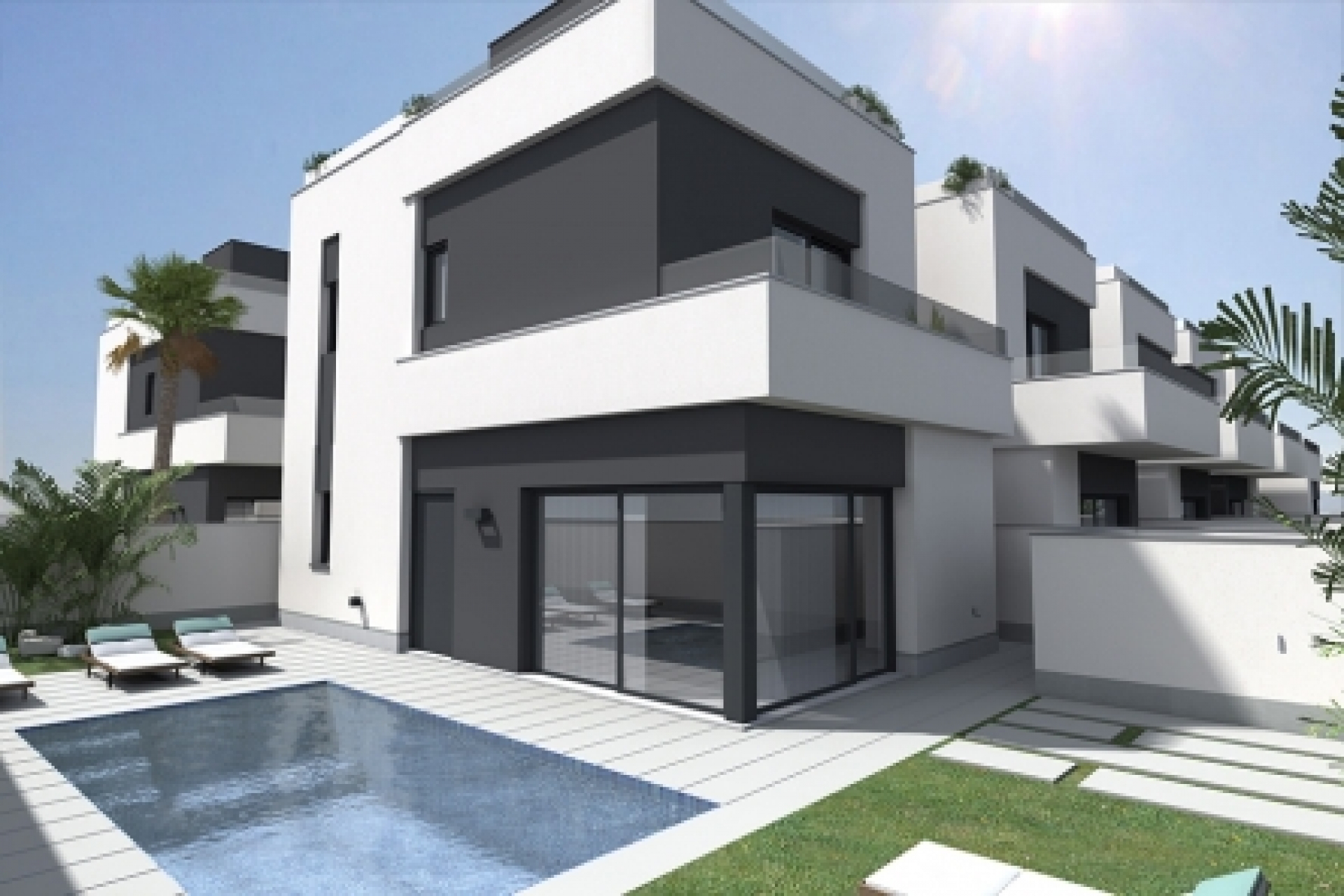 Neue Gebäude - Freistehendes Haus -
Orihuela Costa - Villamartin