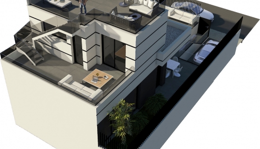 Dom w zabudowie bliźniaczej - New Build - Dolores - HT-0563 Residencial Paris VI