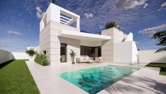 Freistehende Villa - Neue Gebäude - San Fulgencio -
                San Fulgencio