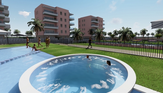 многоэт. дом - Новое  строительство - Guardamar - HT-0613 Vista Azul Spa and Nature 1