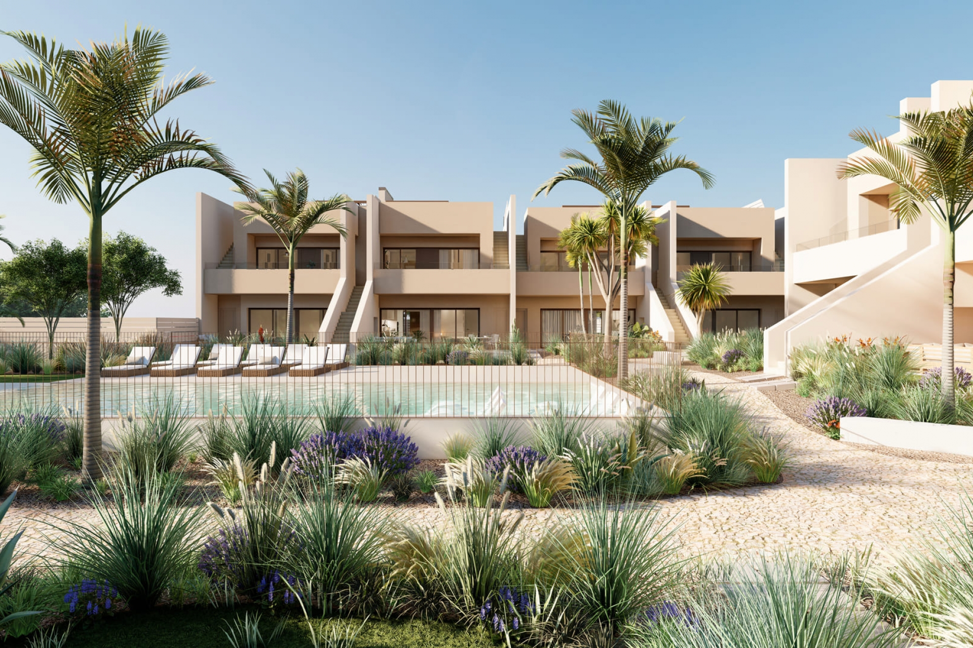 Neue Gebäude - Bungalow im Obergeschoss -
San Javier
