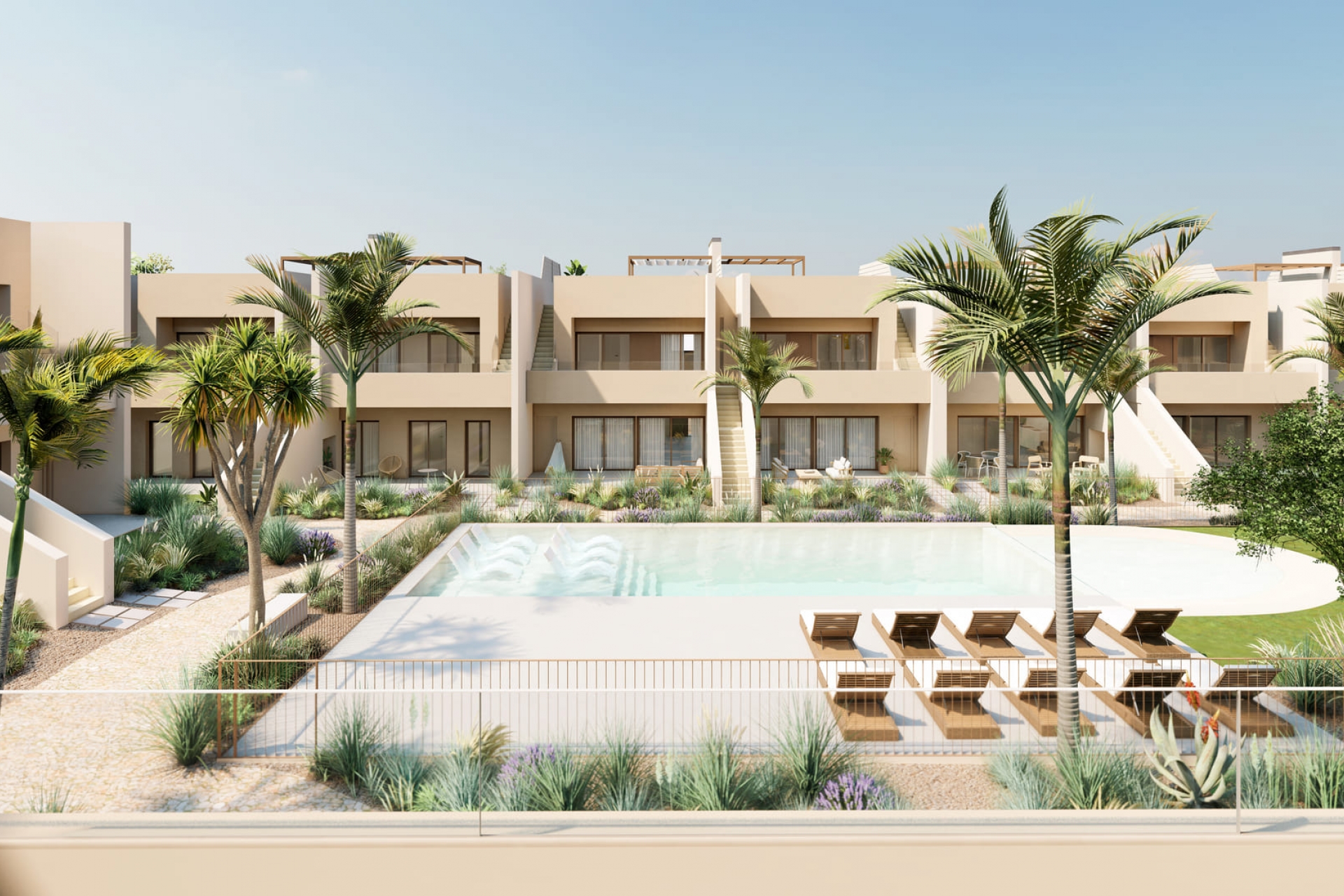 Neue Gebäude - Bungalow im Obergeschoss -
San Javier