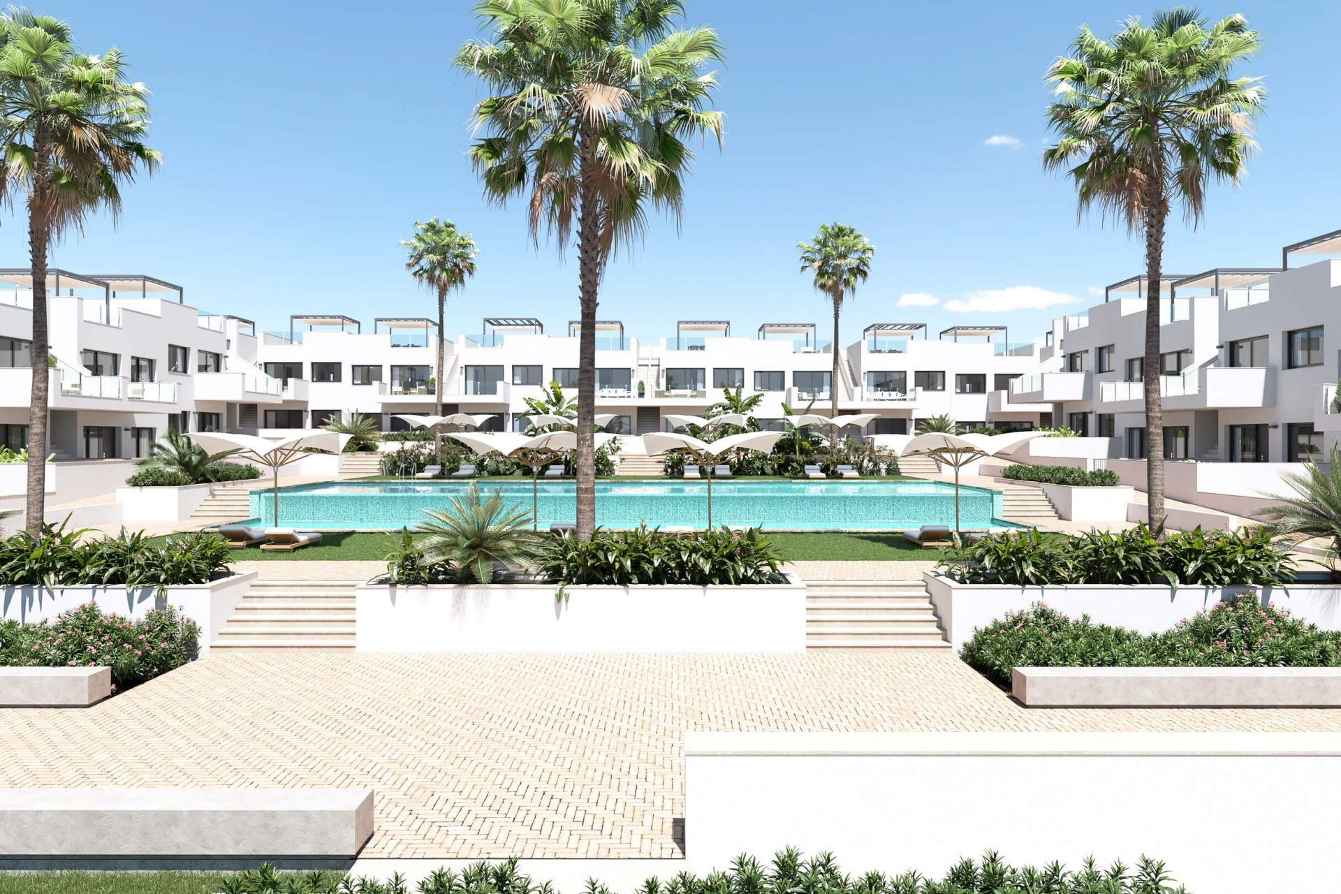 Neue Gebäude - Bungalow im Obergeschoss -
Torrevieja