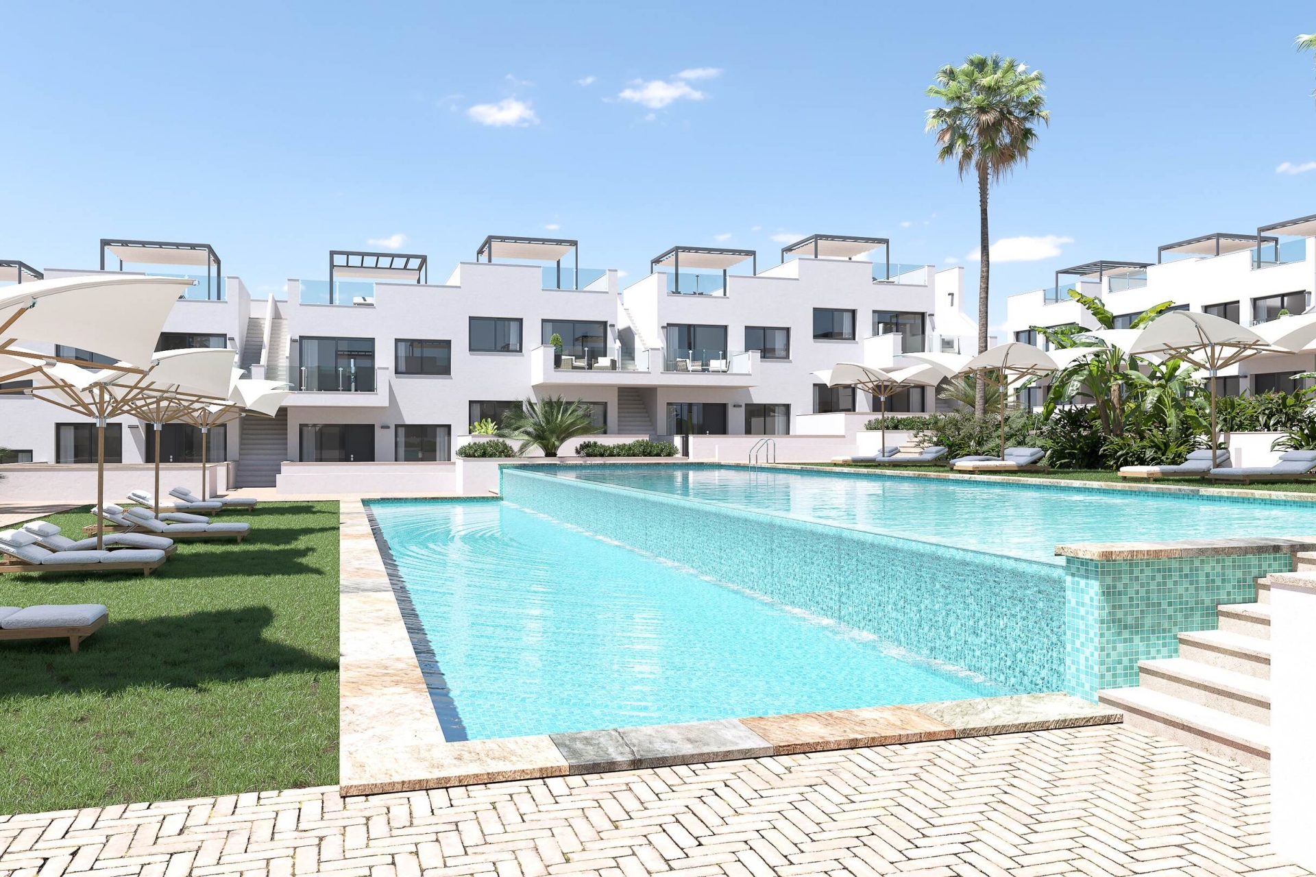 Neue Gebäude - Bungalow im Obergeschoss -
Torrevieja