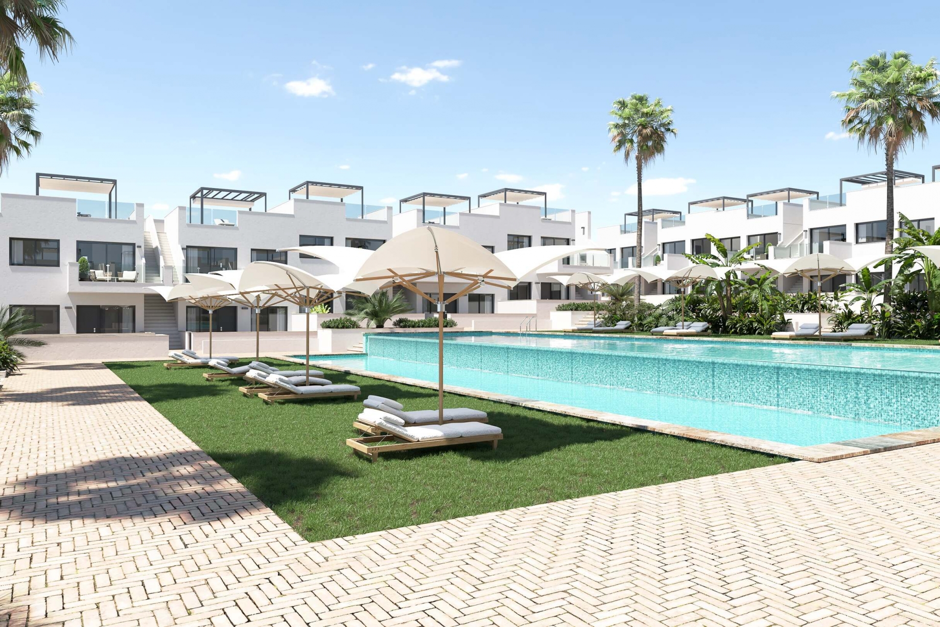 Neue Gebäude - Bungalow im Obergeschoss -
Torrevieja