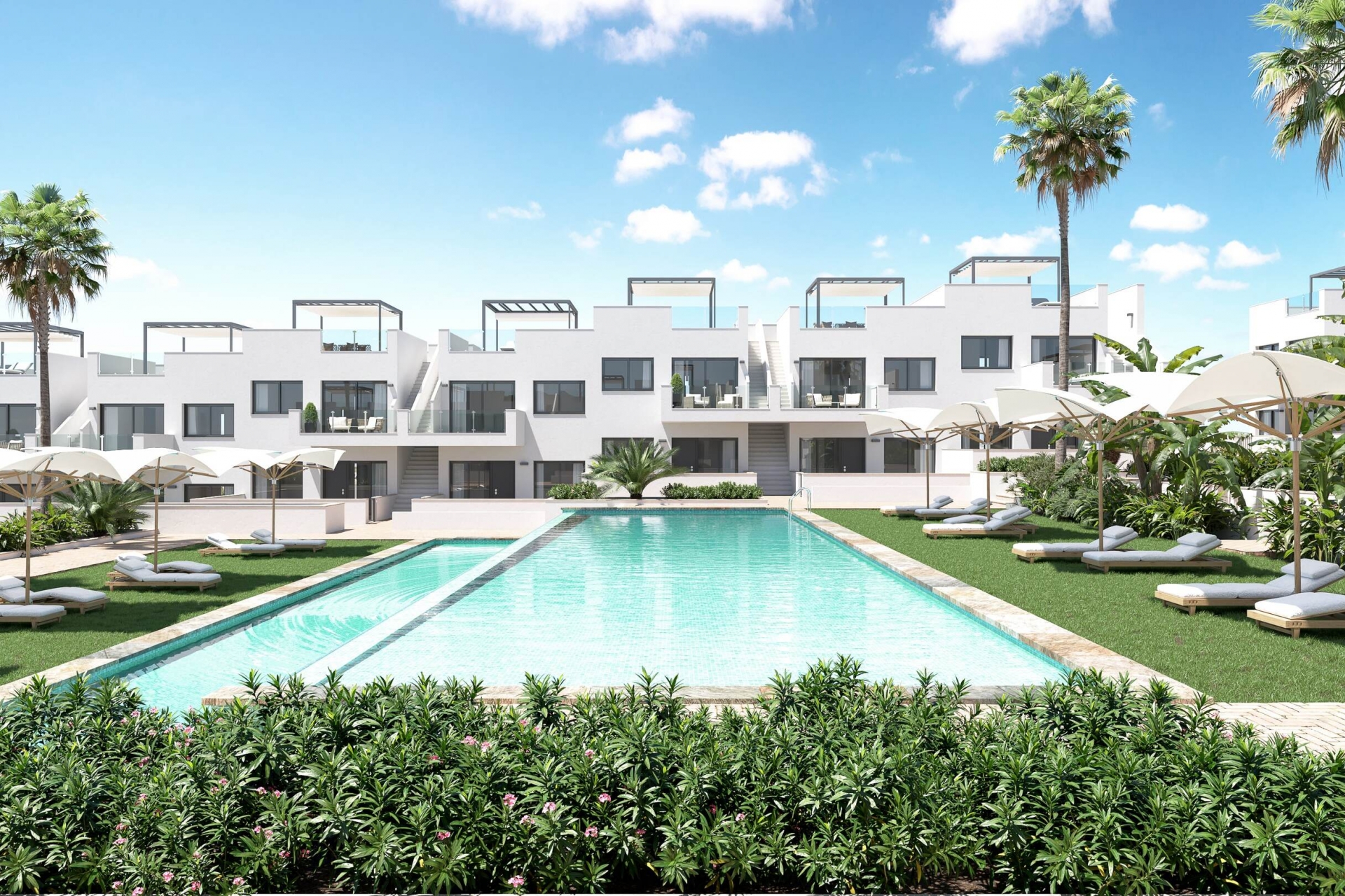 Neue Gebäude - Bungalow im Obergeschoss -
Torrevieja