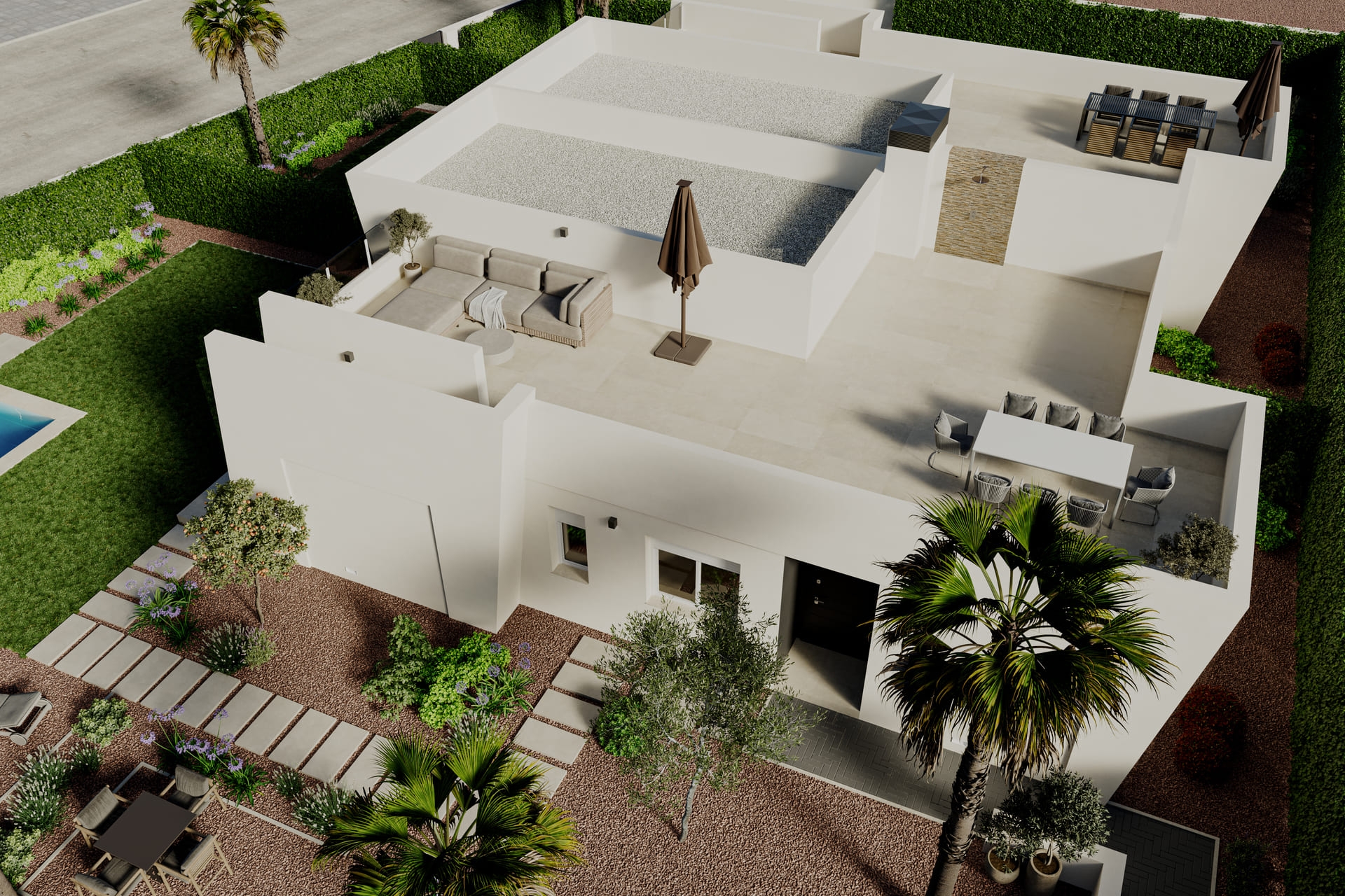 Neue Gebäude - Reihenhaus -
La Finca Golf