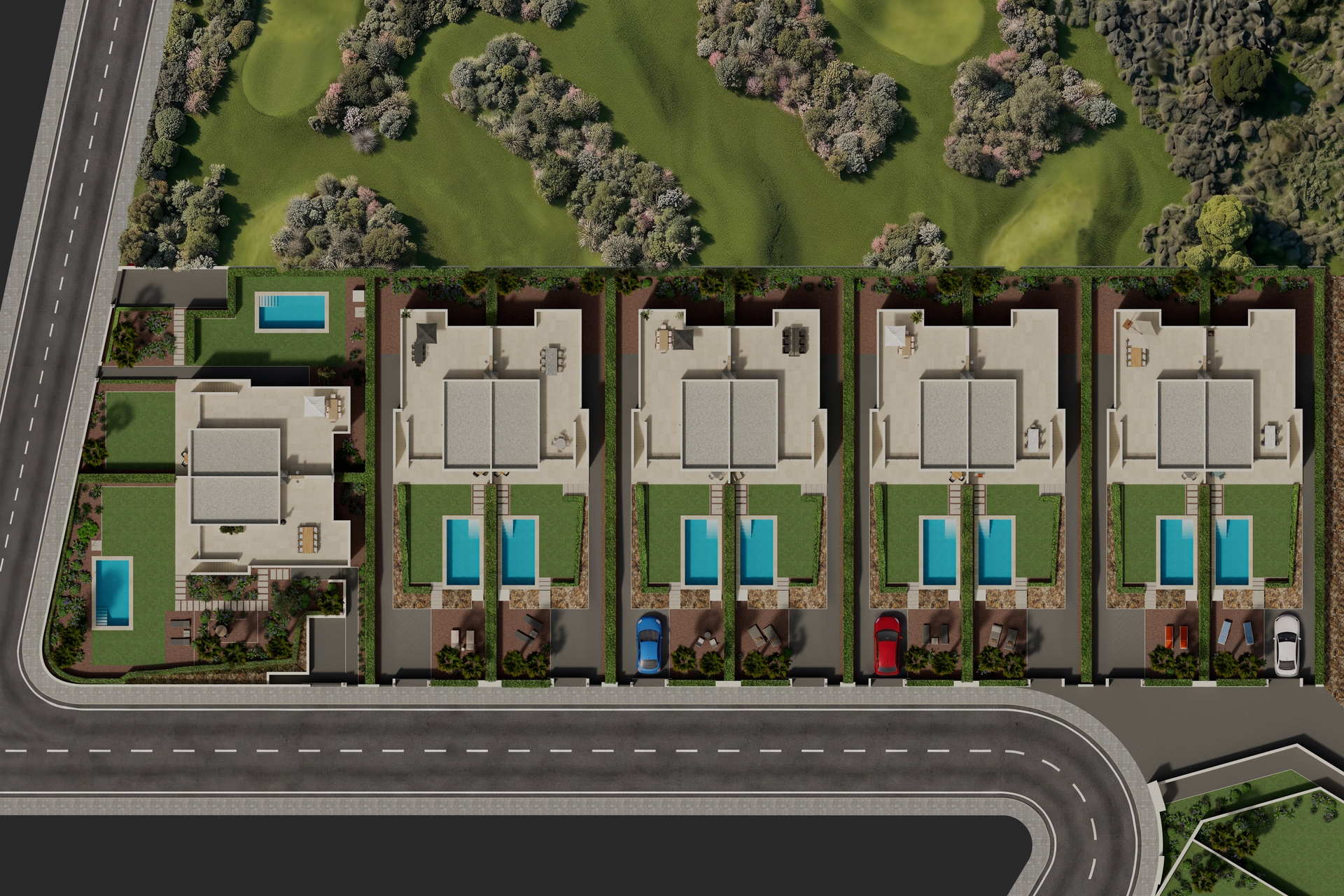 Neue Gebäude - Reihenhaus -
La Finca Golf