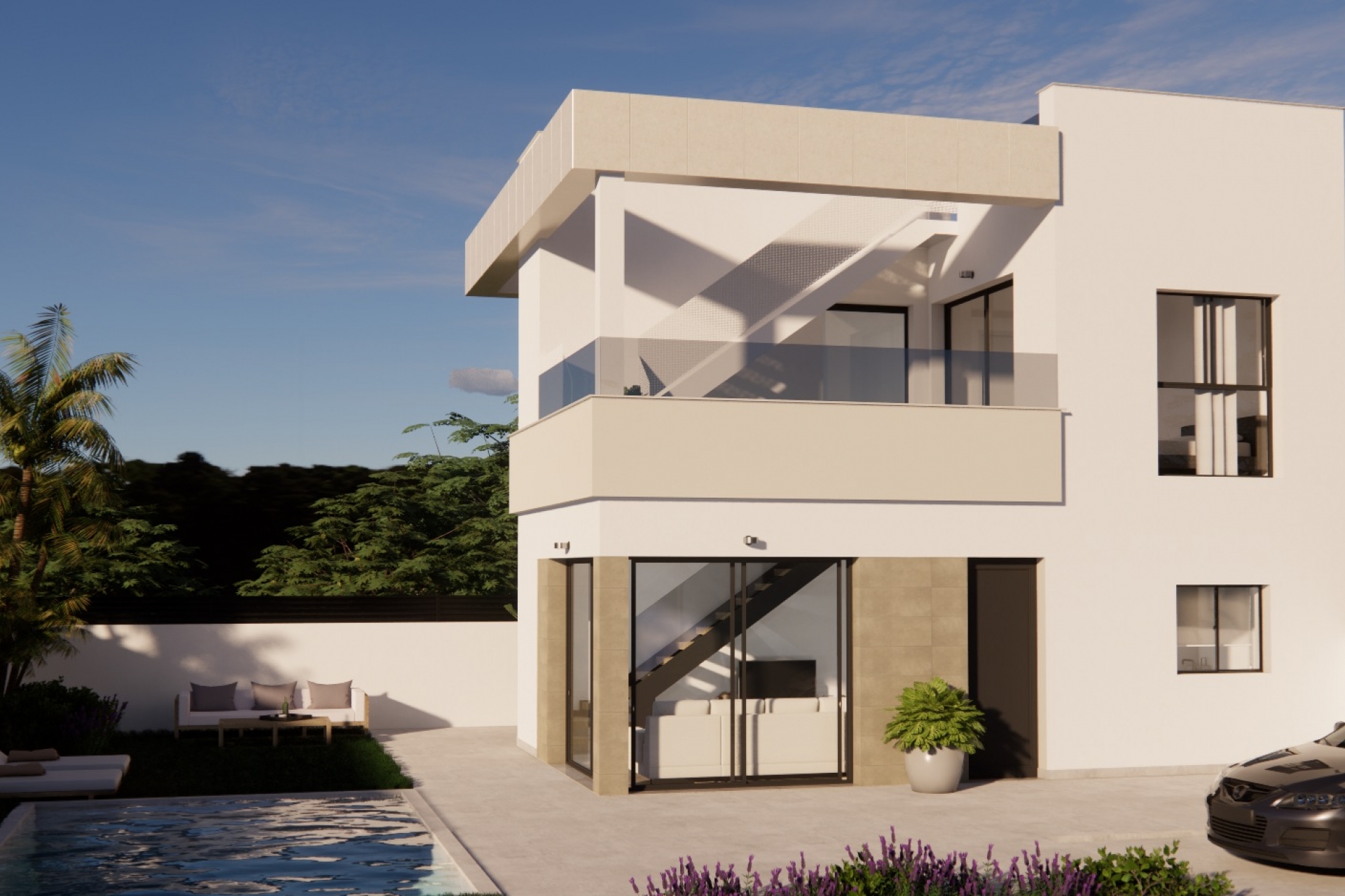 Neue Gebäude - Reihenhaus -
Orihuela Costa