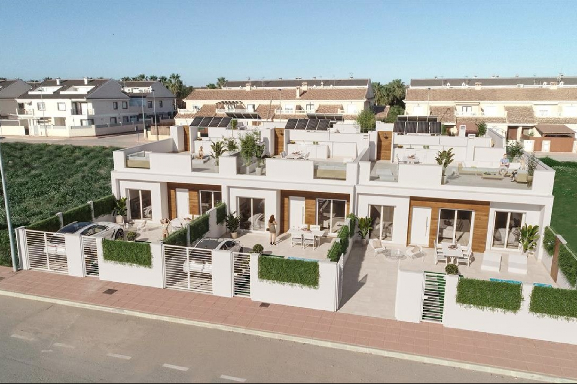 Neue Gebäude - Reihenhaus -
San Javier