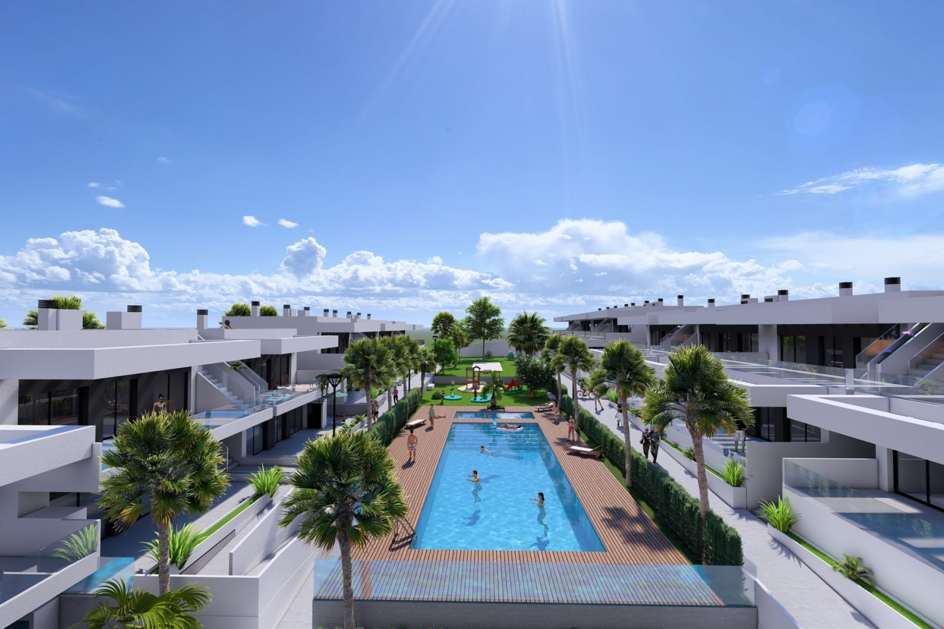 Neue Gebäude - Unterer Bungalow -
La Finca Golf