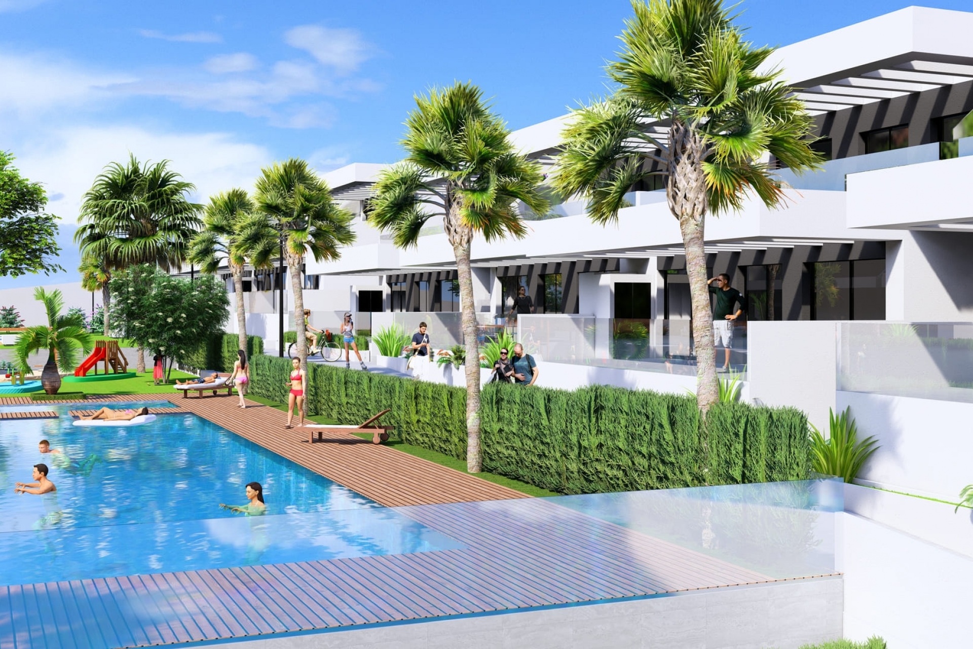 Neue Gebäude - Unterer Bungalow -
La Finca Golf