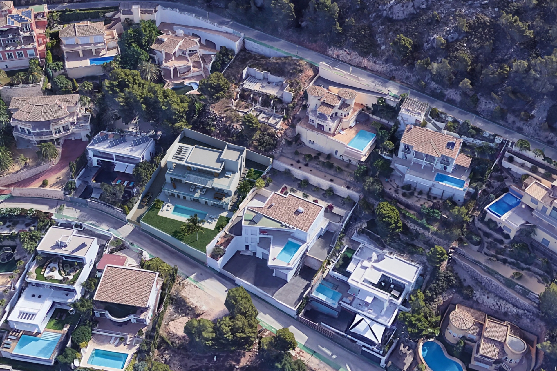 Neue Gebäude - Villa -
Altea