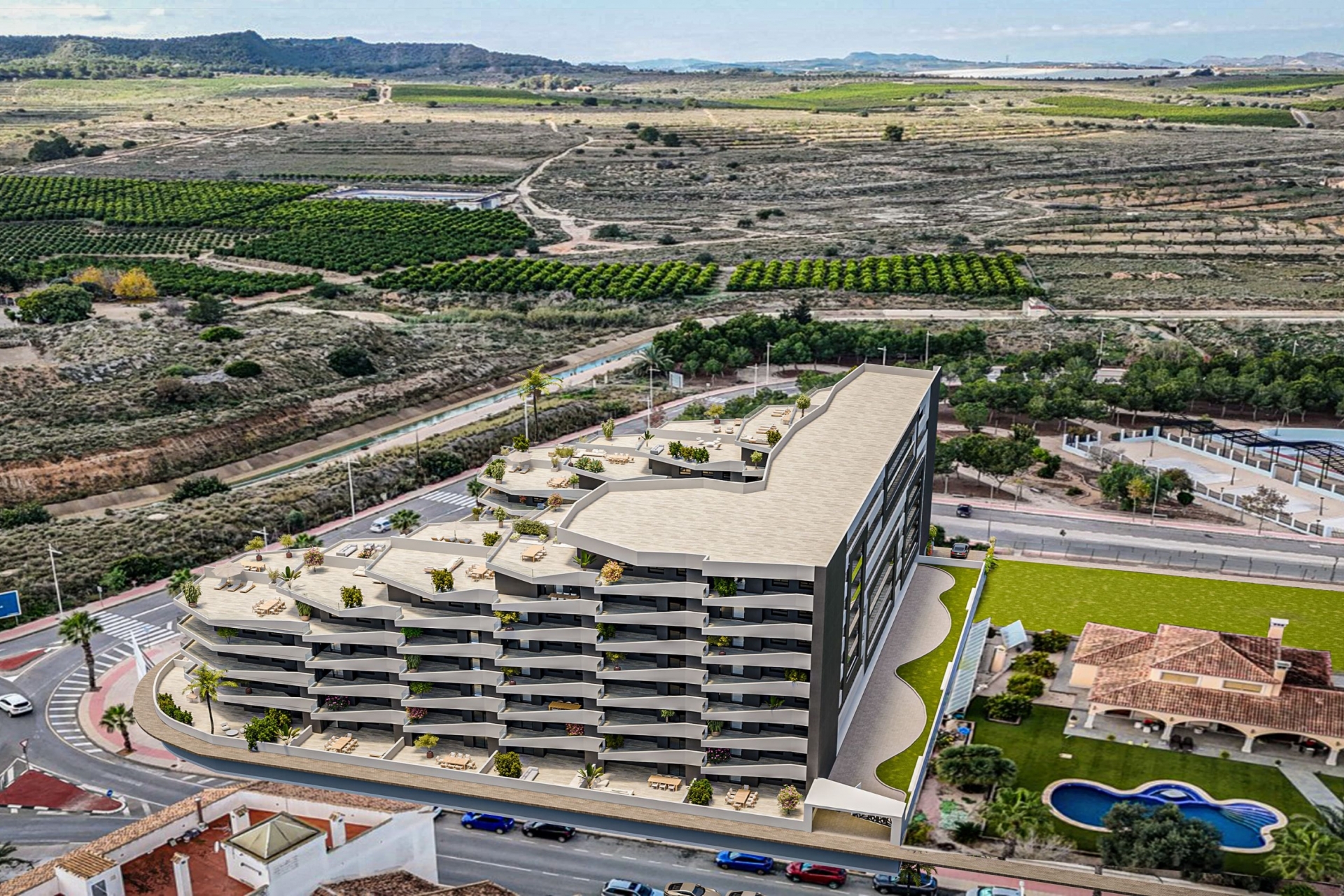 Neue Gebäude - Wohnung im Erdgeschoss -
San Miguel de Salinas