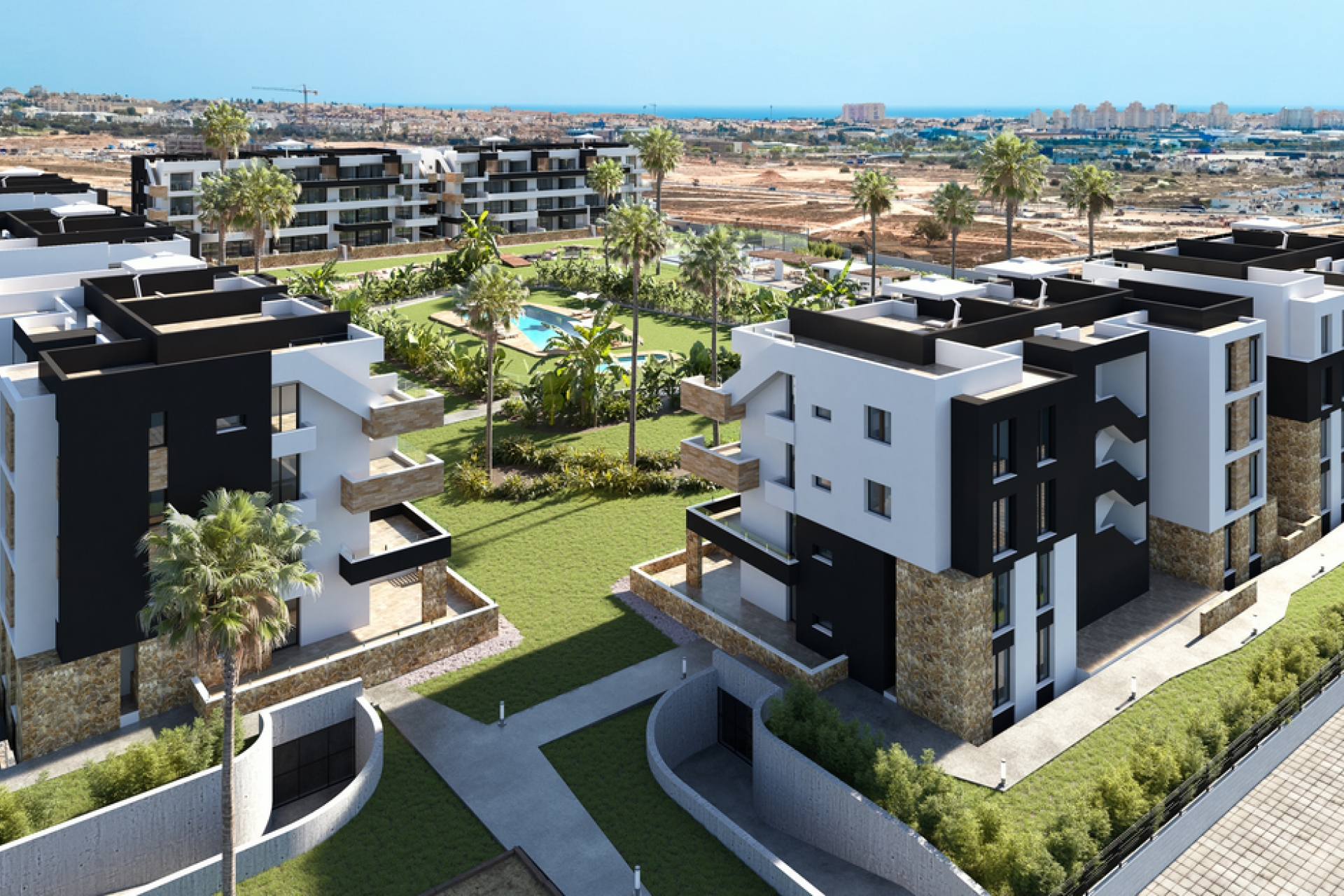 Neue Gebäude - Wohnung im Erdgeschoss -
Torrevieja