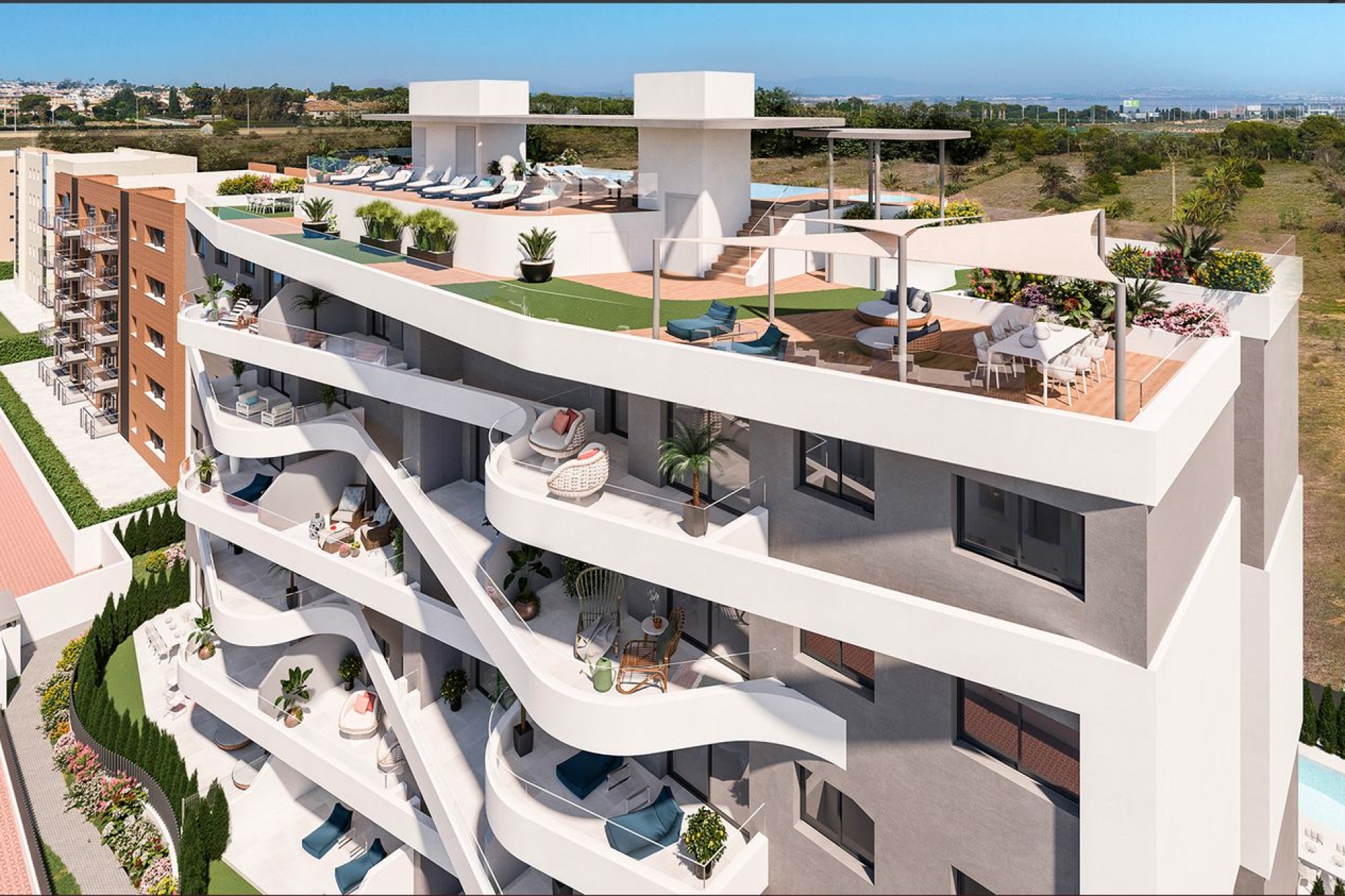 Neue Gebäude - Wohnung -
Orihuela Costa - Punta Prima