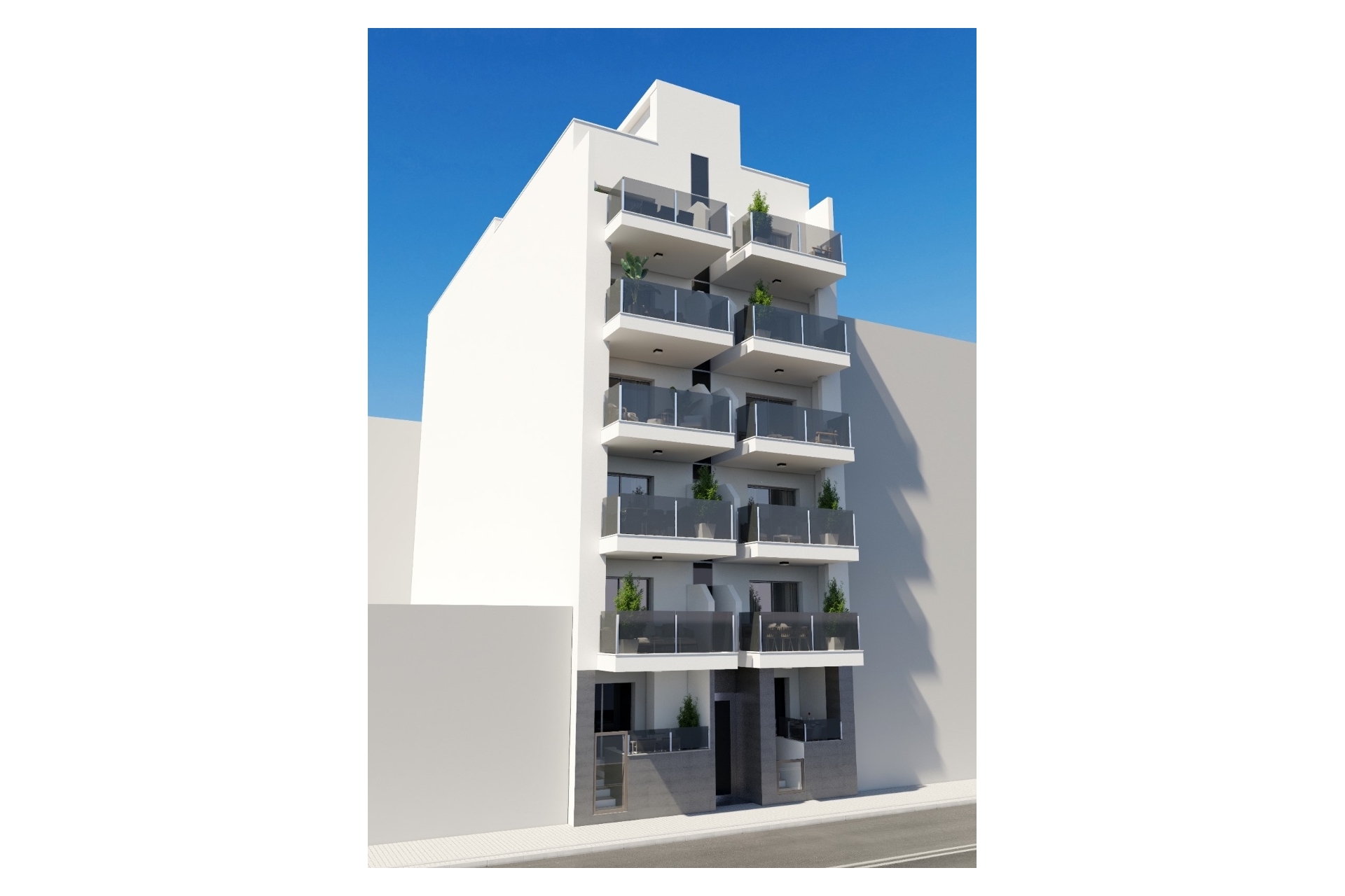 New Build - Apartment/Flat -
Torrevieja - Playa de los Locos