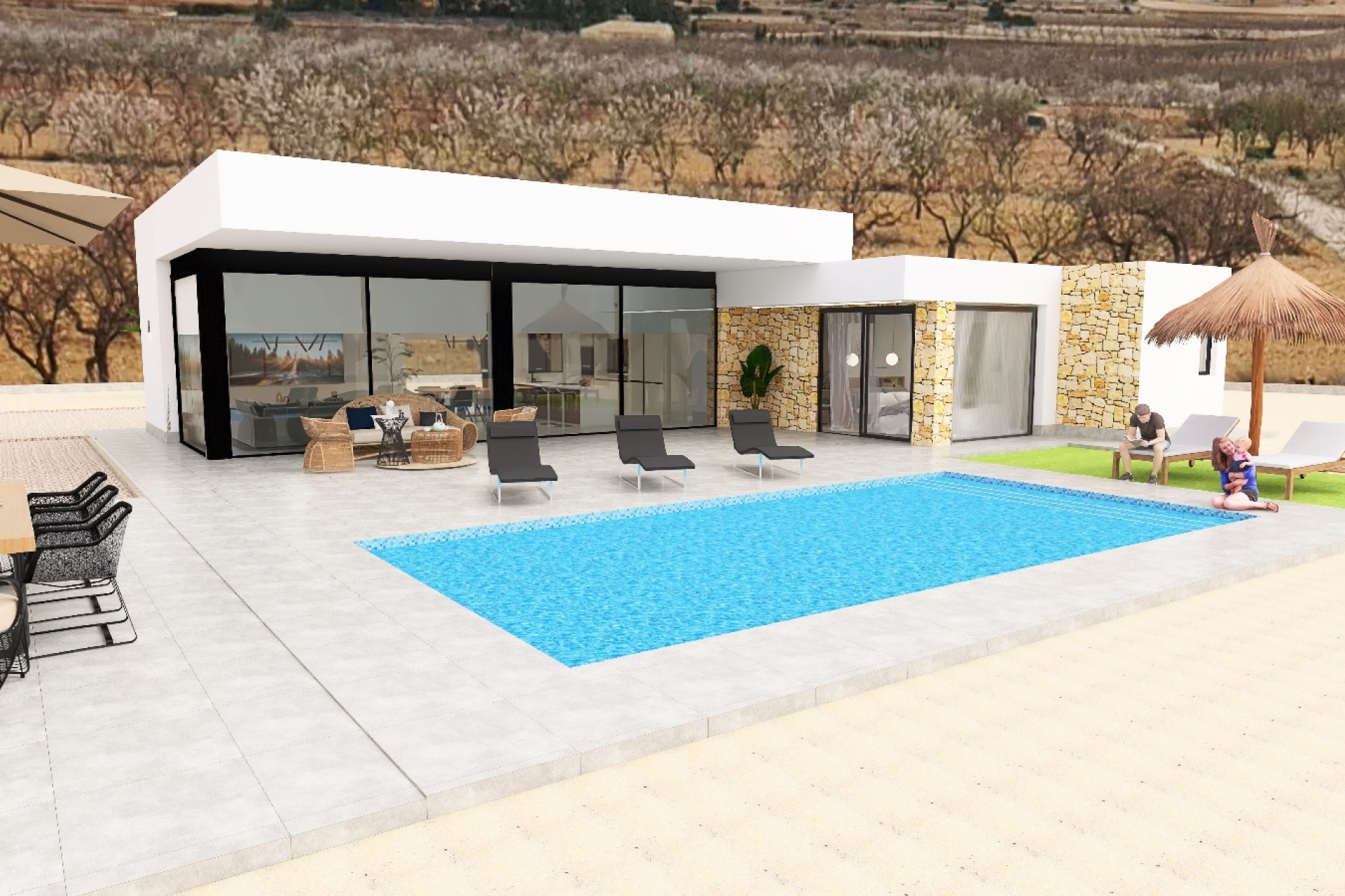 New Build - Wolnostojąca willa -
Pinoso