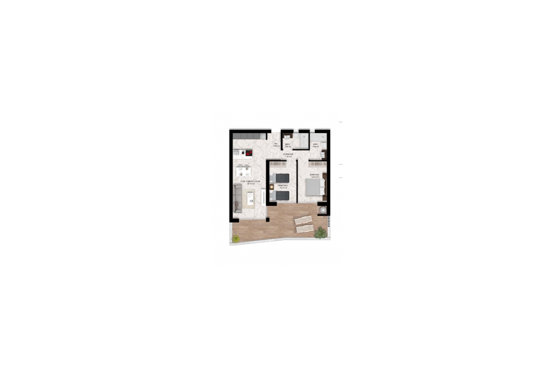 Nouvelle construction - Appartement -
Guardamar - Avenida del puerto