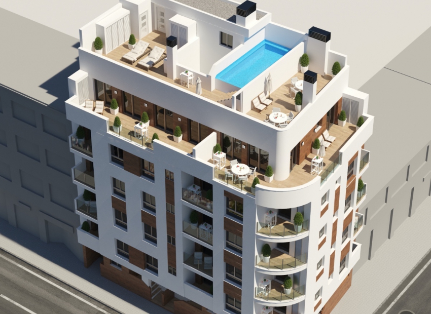 Nouvelle construction - Appartement -
Torrevieja - Playa de los Locos
