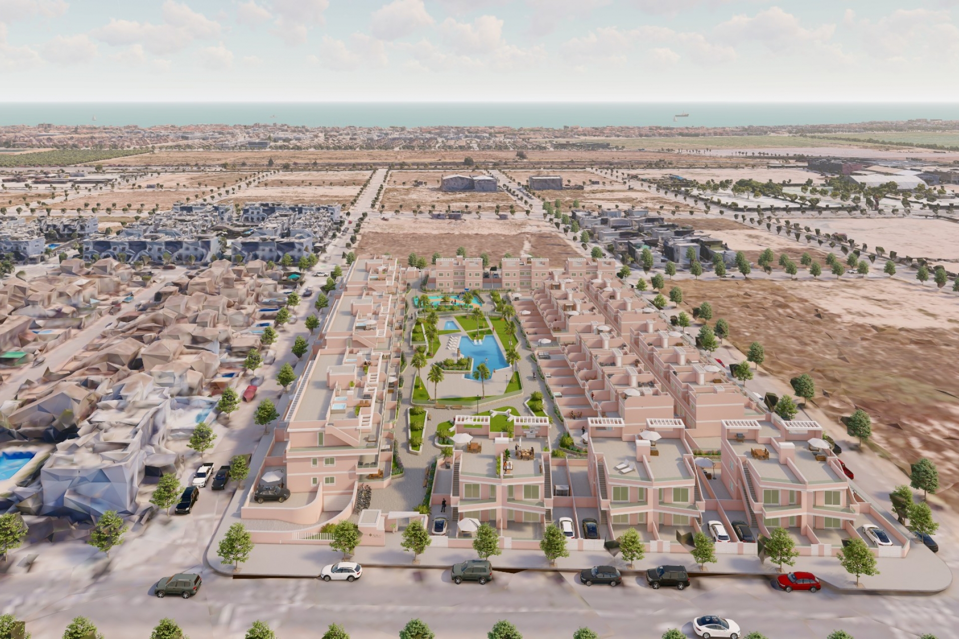 Nouvelle construction - Maison mitoyenne -
Pilar de la Horadada - City Center