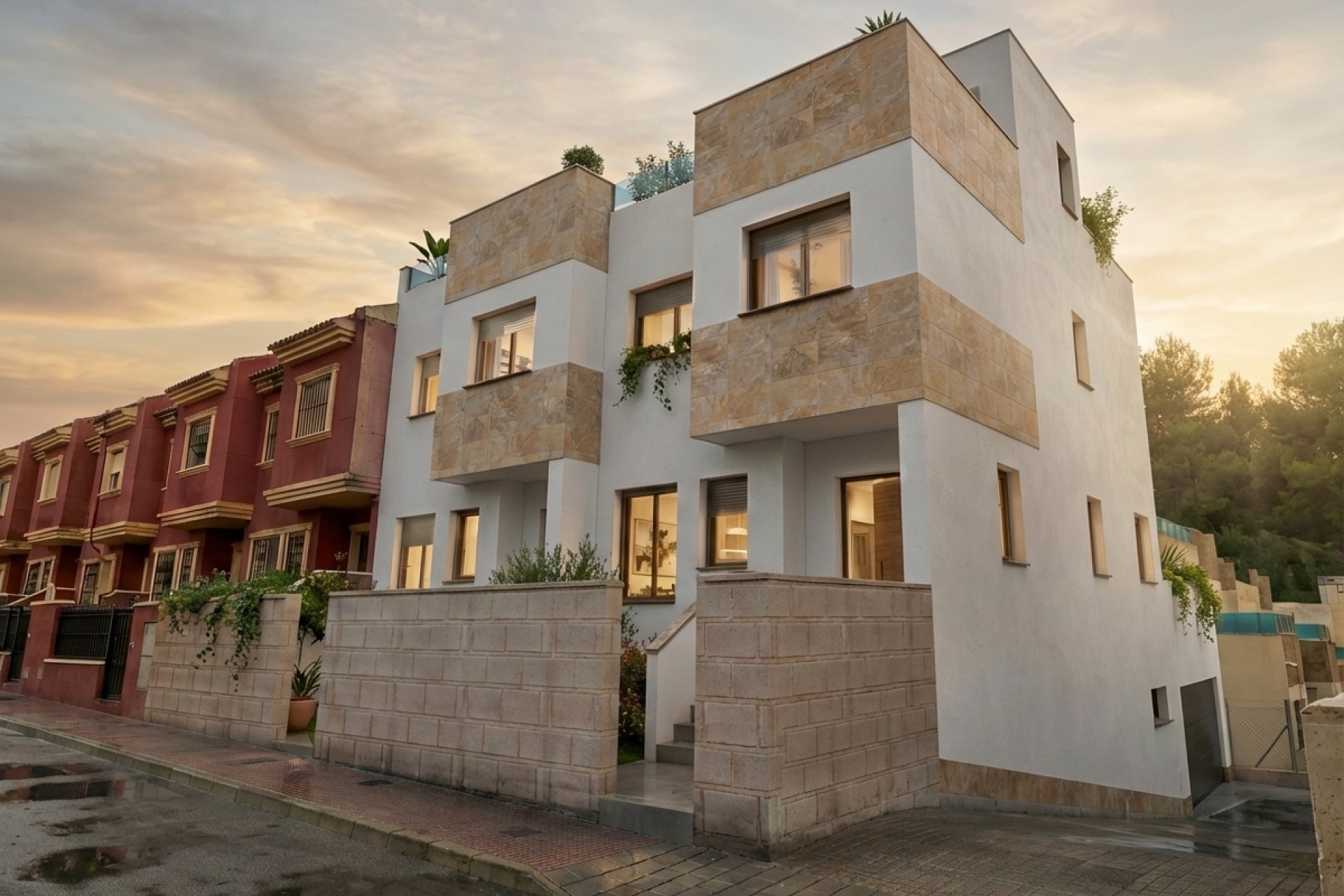 Nouvelle construction - Semi detached house -
Bigastro