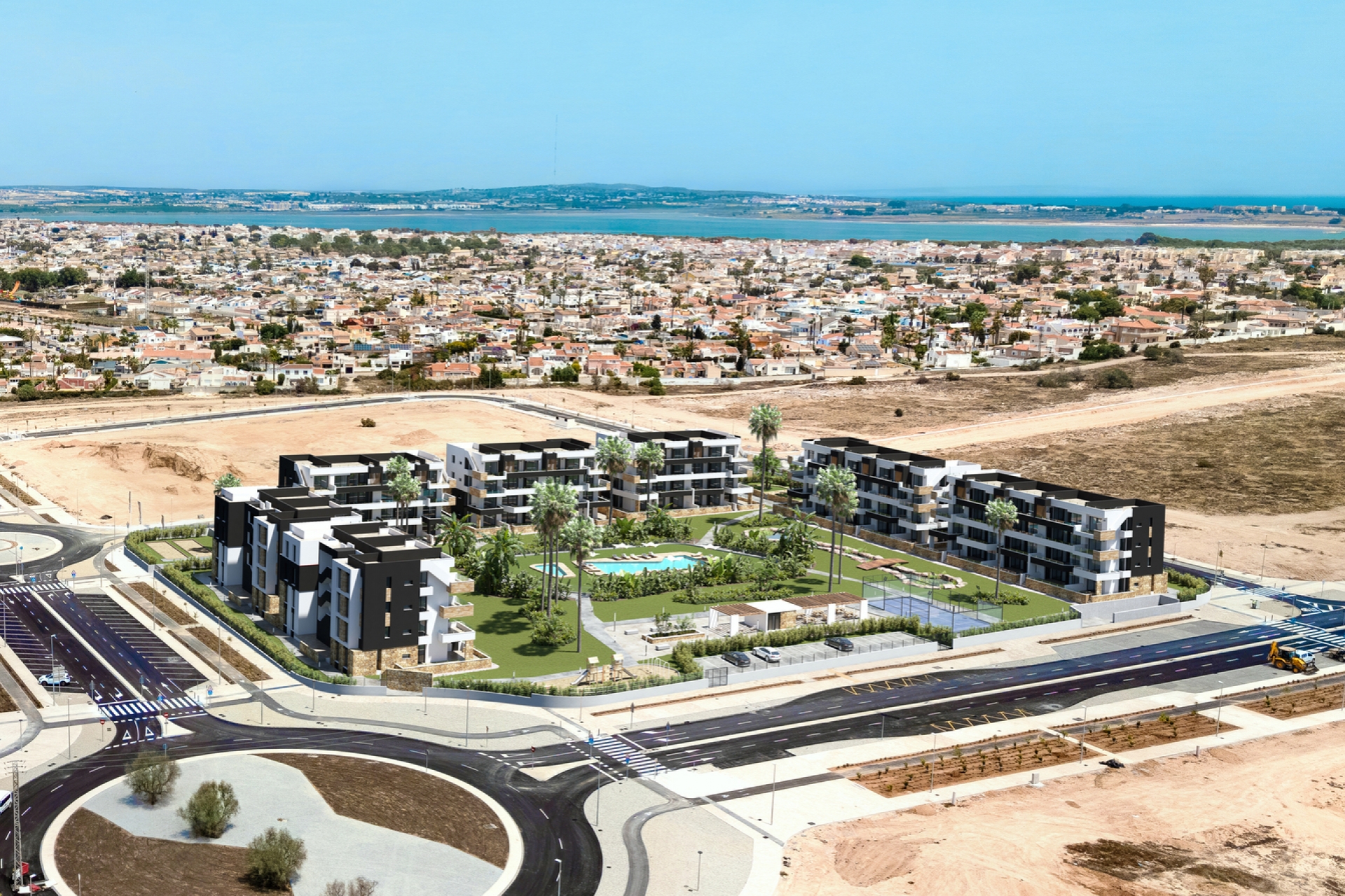 Новое  строительство - Квартира на первом этаже -
Torrevieja