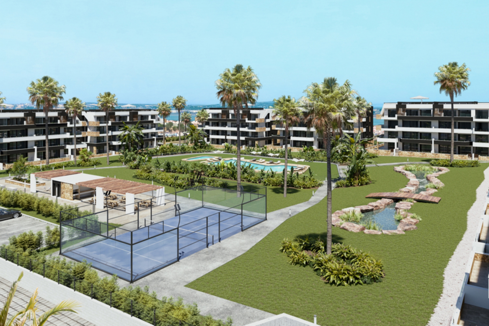 Новое  строительство - Квартира на первом этаже -
Torrevieja