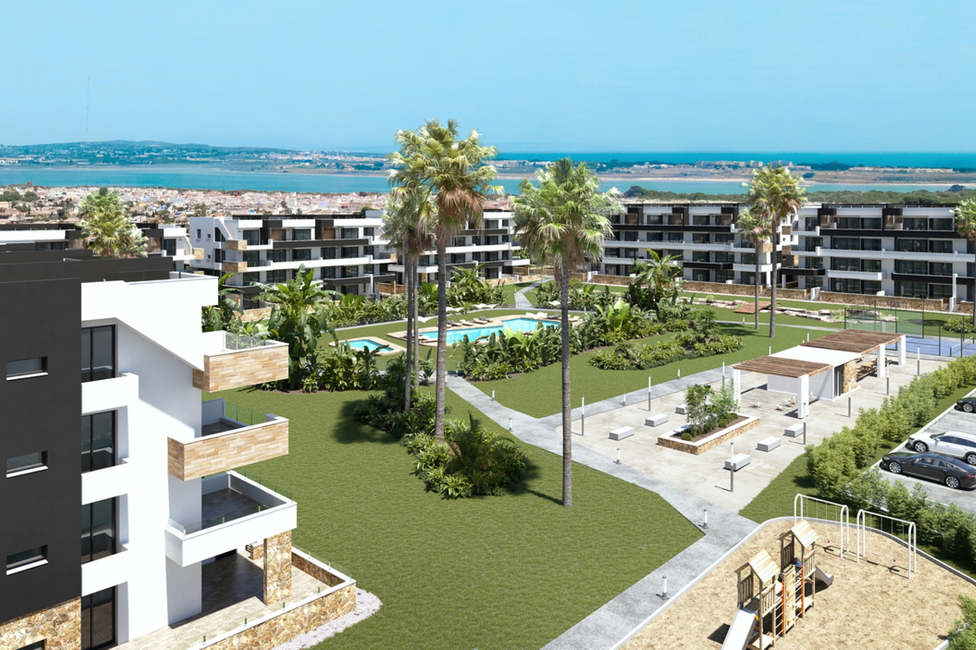 Новое  строительство - Квартира на первом этаже -
Torrevieja