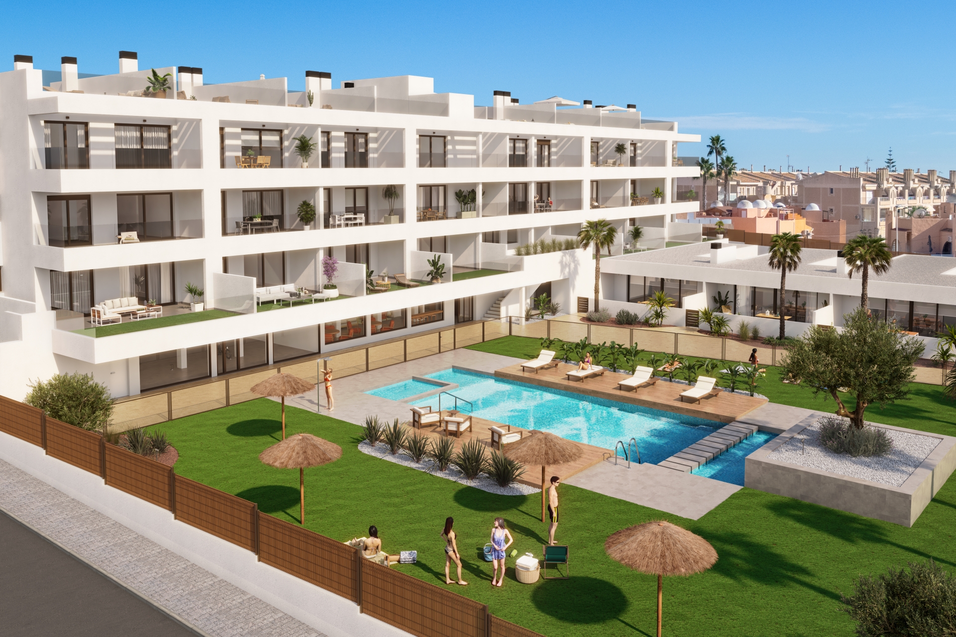 Новое  строительство - Квартира на первом этаже -
Torrevieja