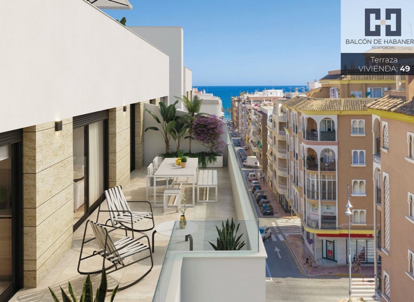 Новое  строительство - квартира -
Torrevieja - Habaneras