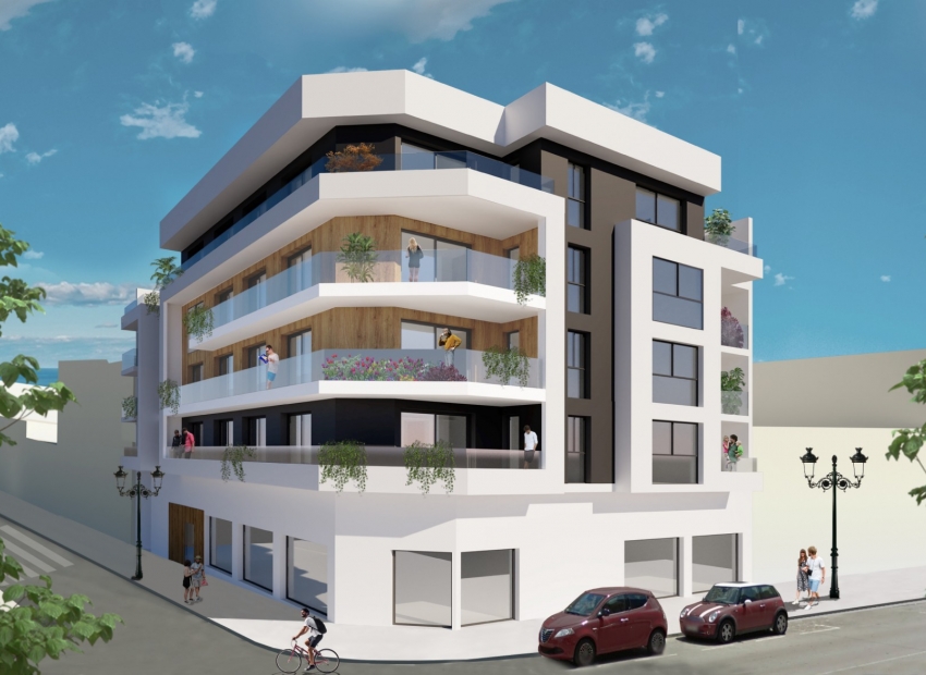 Новое  строительство - многоэт. дом -
Guardamar - Center Guardamar