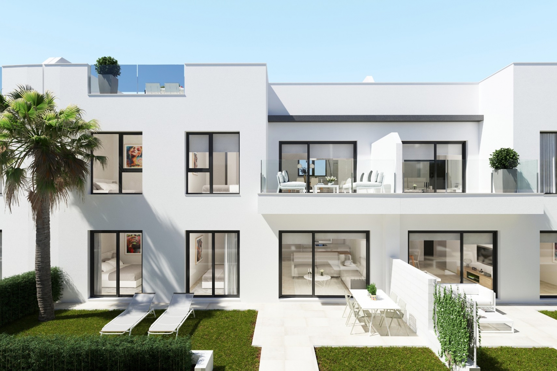 Новое  строительство - многоэт. дом -
Mar Menor - Santiago de la Ribera