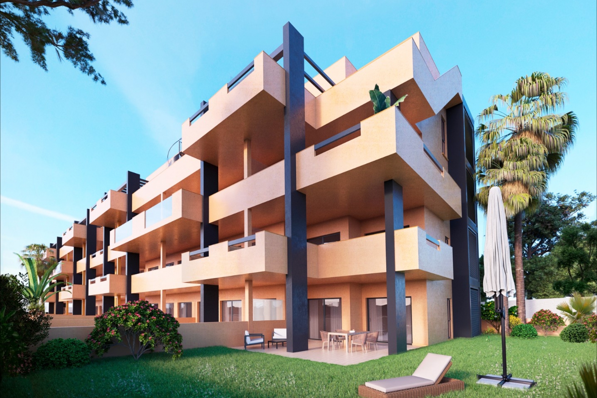 Новое  строительство - многоэт. дом -
Orihuela Costa - Villamartin