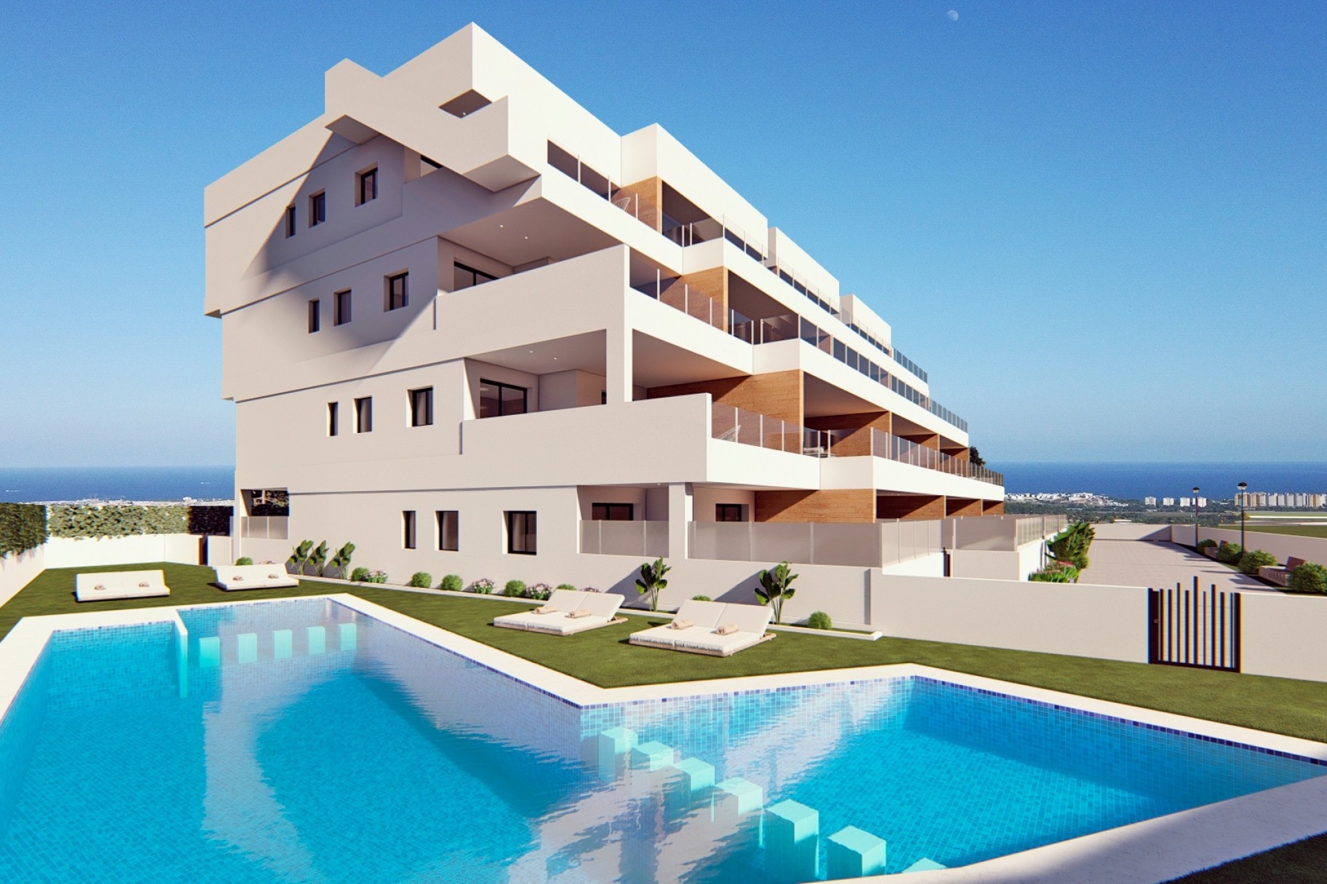 Новое  строительство - многоэт. дом -
Orihuela Costa - Villamartin