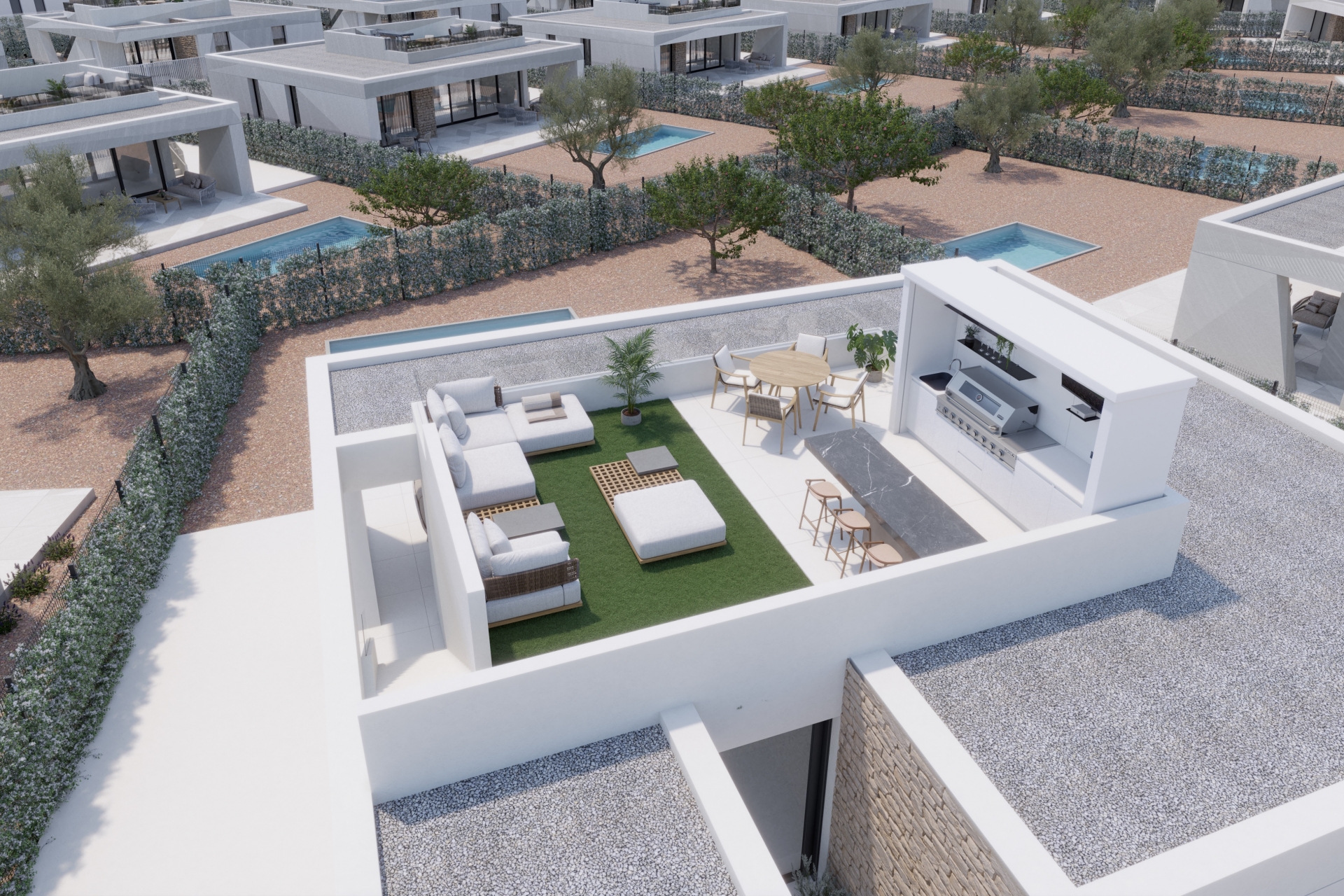 Uudet asunnot - detached -
Hacienda del Alamo Golf