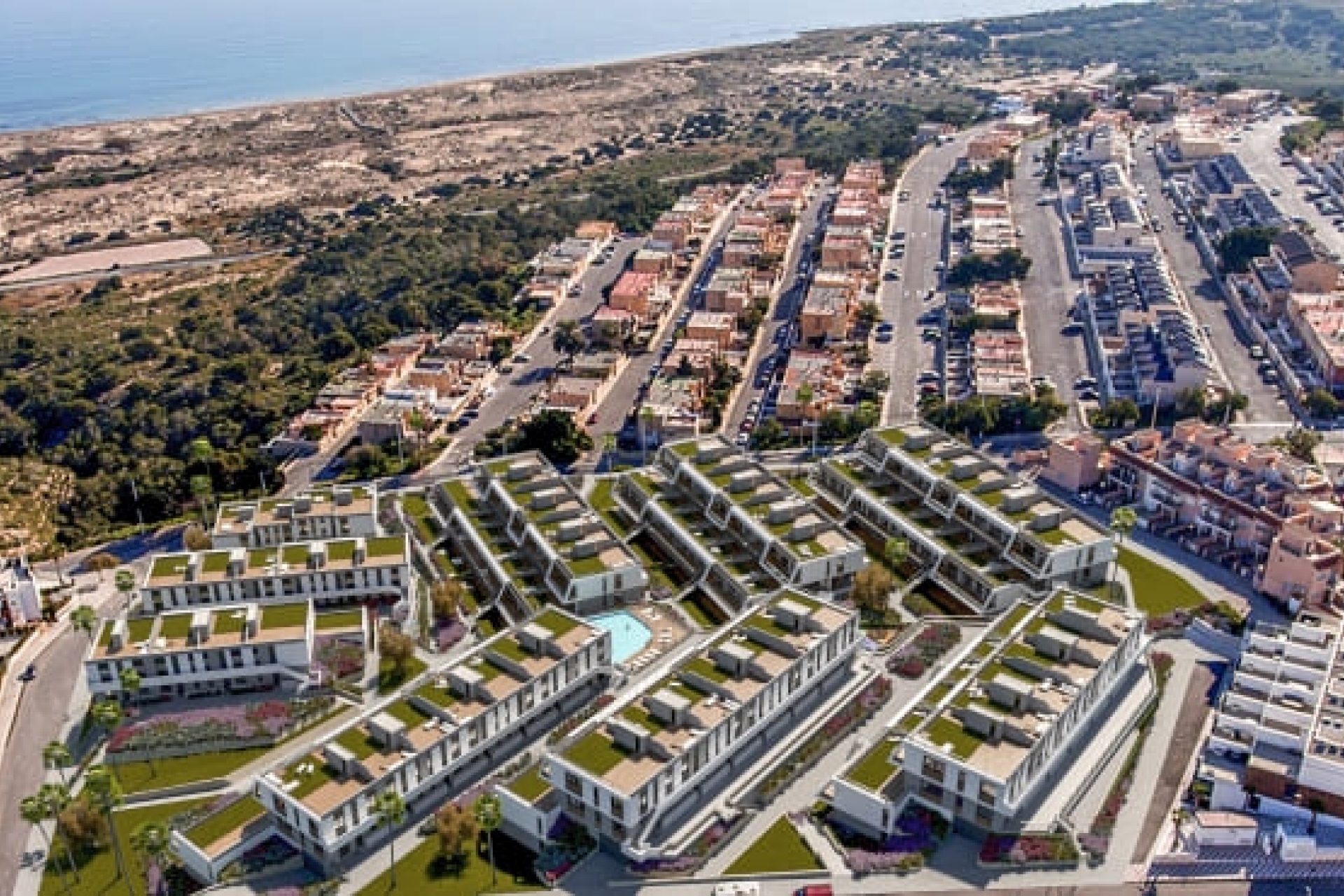 Uudet asunnot - Kerrostalo -
Gran Alacant - Panorama