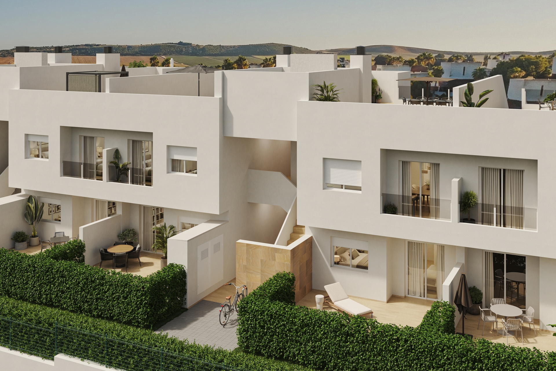 Uudet asunnot - Yläkerran bungalow -
La Finca Golf